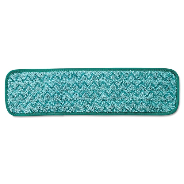 Rubbermaid Commercial 18 1/2 in W x 5 1/2 in D x 1/2 in H Dust Mop, Green, Microfiber FGQ41200GR00 - main